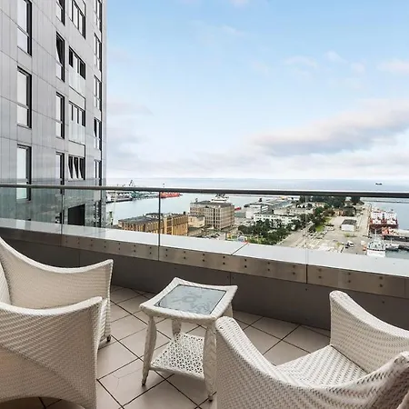 Apartament Sea Towers Z Widokiem Na Dwie Strony Miasta!!! Lacznik *